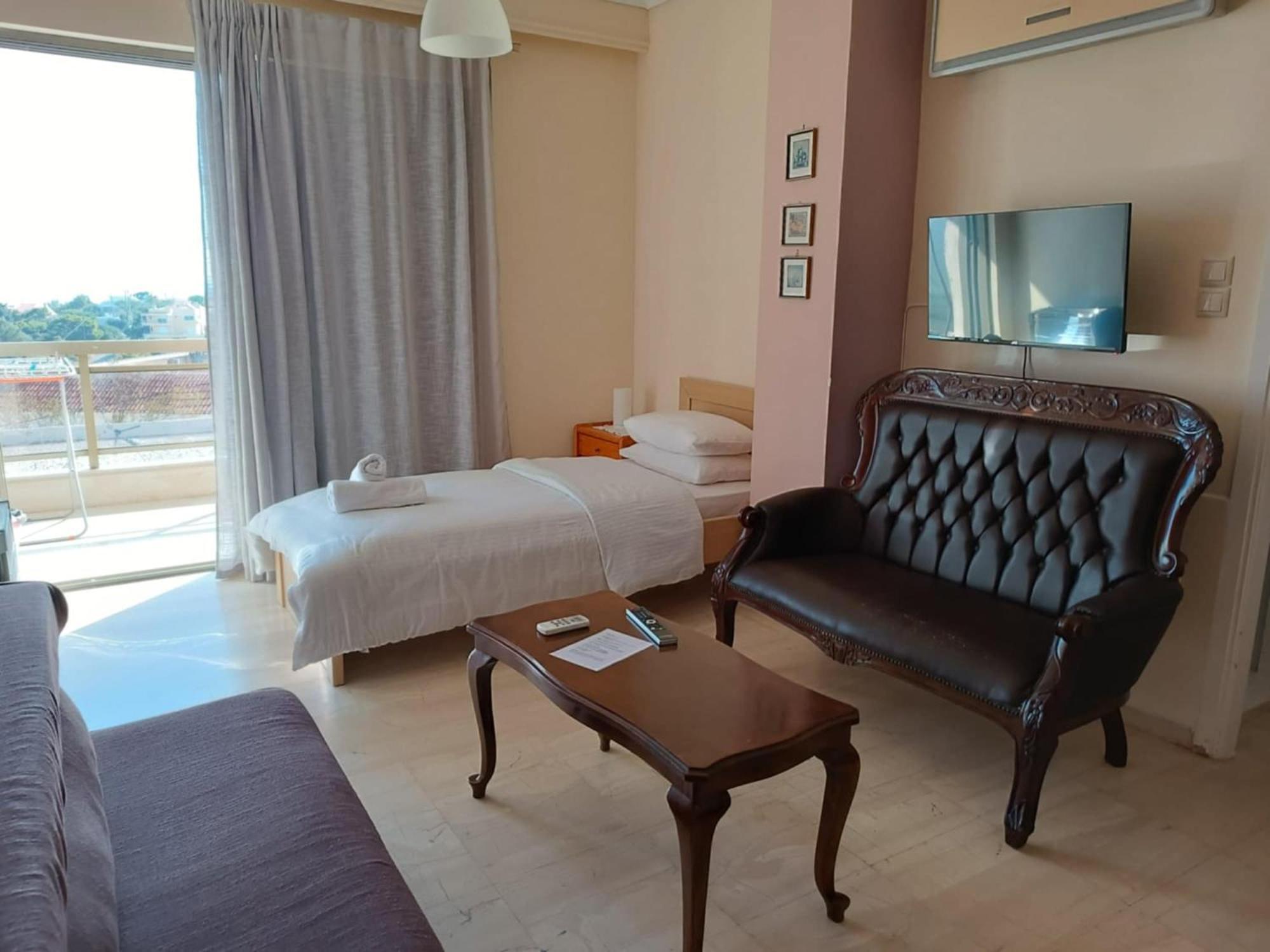 Apartament Amazing Sea View, Rafina Port, Athens Airport, Self-Check-In Zewnętrze zdjęcie